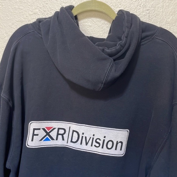 FXR Division Men's Black Hooded Sweatshirt. Good Condition. Size XL. - Picture 5 of 8